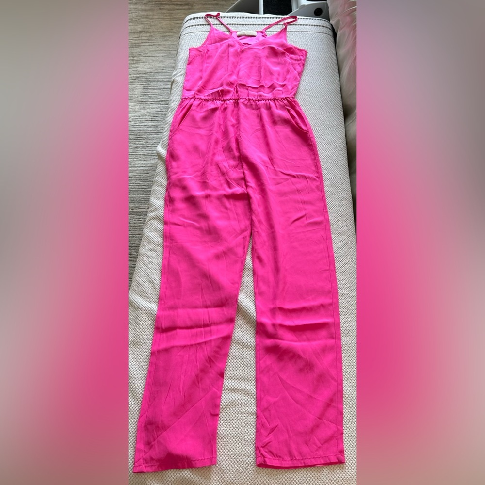 Amanda Uprichard fushcia jumpsuit